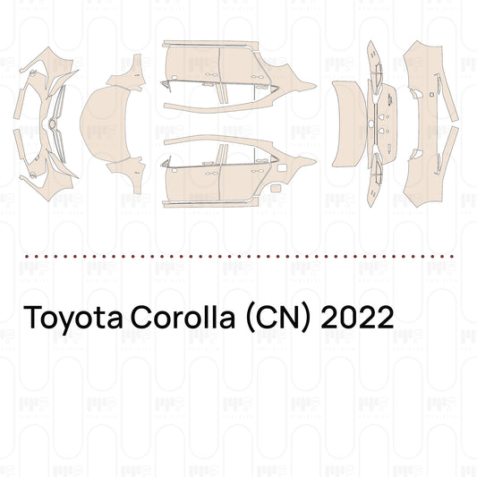 Pre-Cut PPF Toyota Corolla (CN) 2022