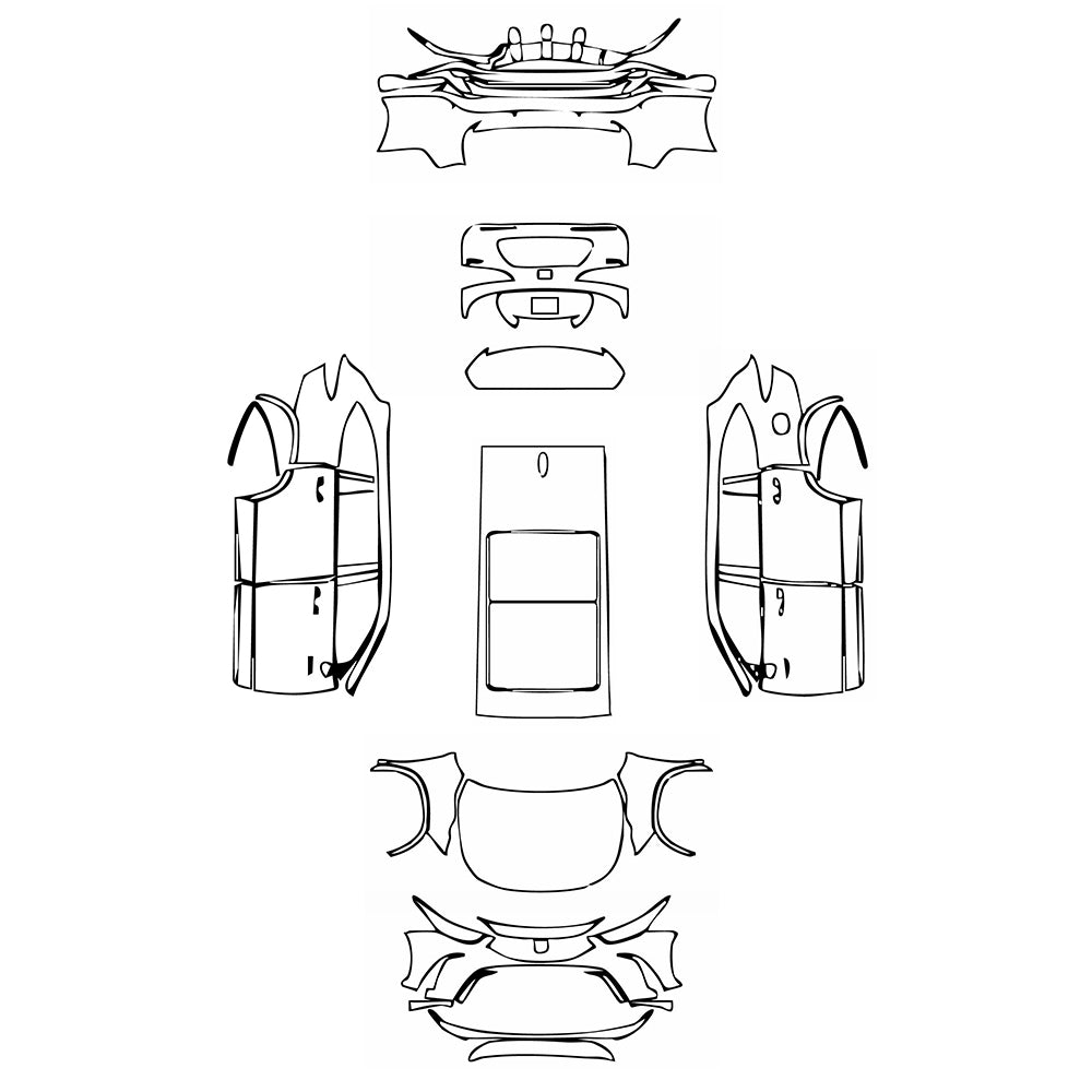 Pre-Cut PPF Toyota Crown Kluger 2025 - PPF-Kits