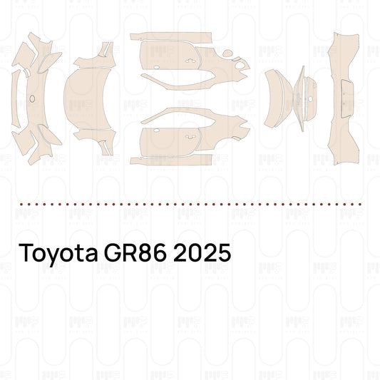 Pre-Cut PPF Toyota GR86 2025
