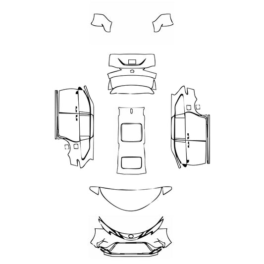 Pre-Cut PPF Toyota Granvia 2022 - PPF-Kits