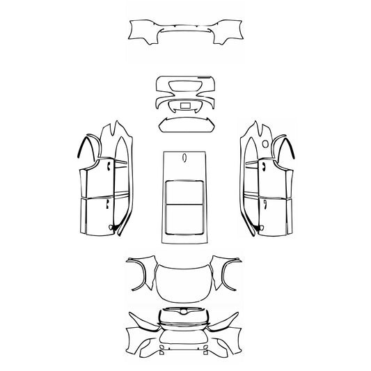 Pre-Cut PPF Toyota Highlander (US) L 2024 - PPF-Kits