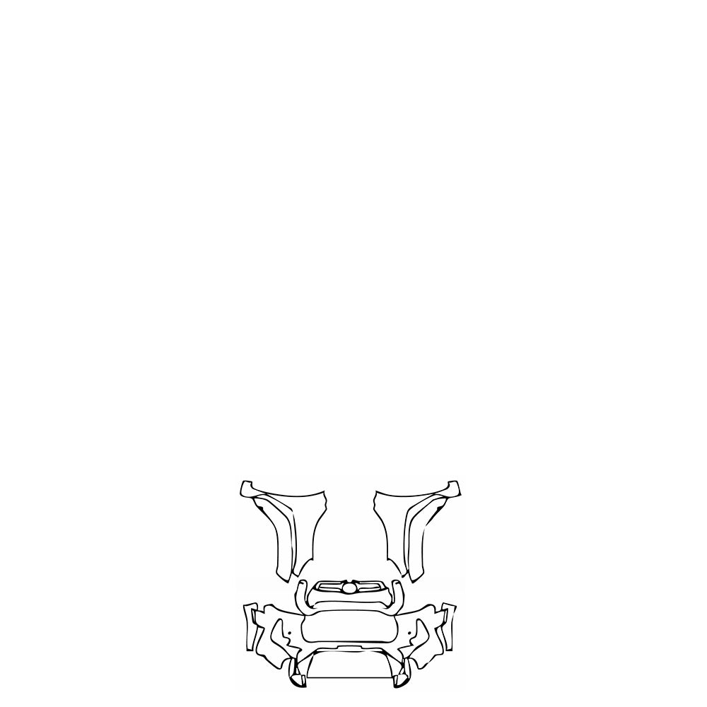Pre-Cut PPF Toyota Hilux (BR) Double Cab SRX Plus 2022 - PPF-Kits