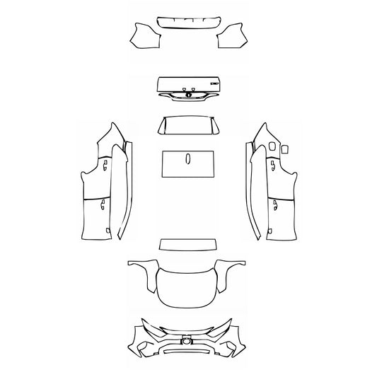 Pre-Cut PPF Toyota RAV4 Base 2021 - PPF-Kits