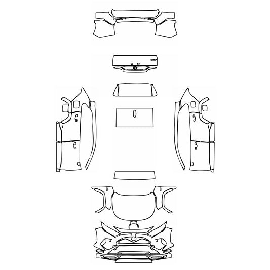 Pre-Cut PPF Toyota RAV4 Prime (US) XSE 2022 - PPF-Kits