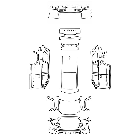 PPF precortado Toyota Sequoia Capstone 2025
