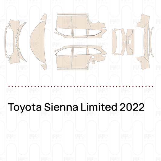 Pre-Cut PPF Toyota Sienna Limited 2022