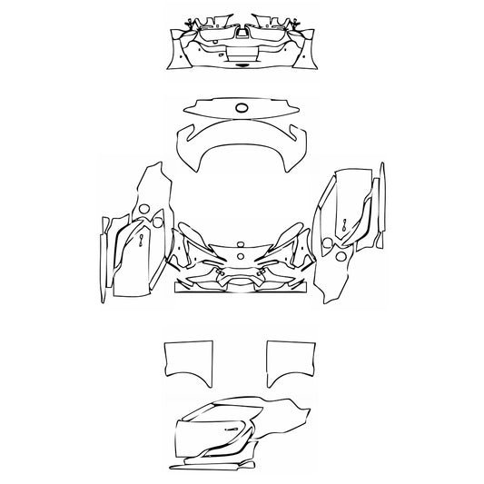 Pre-Cut PPF Toyota Supra 2024 - PPF-Kits