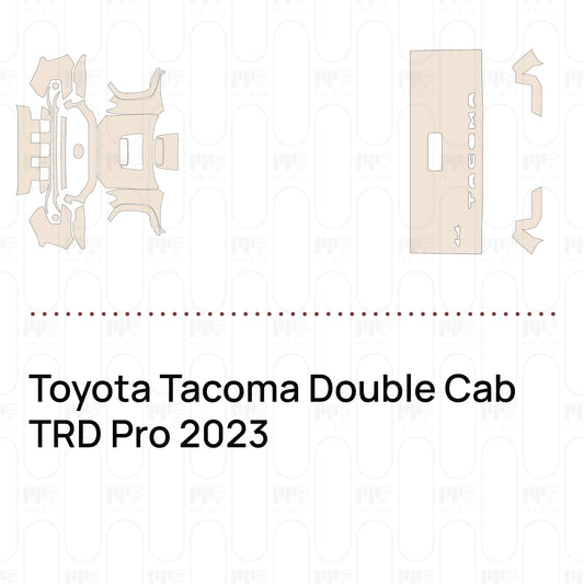 Pre-Cut PPF Toyota Tacoma Double Cab TRD Pro 2023