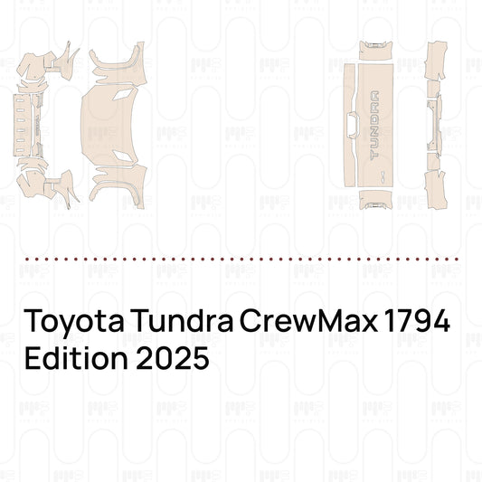 Pre-Cut PPF Toyota Tundra CrewMax 1794 Edition 2025