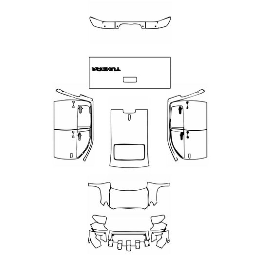 Pre-Cut PPF Toyota Tundra CrewMax Platinum 2020 - PPF-Kits