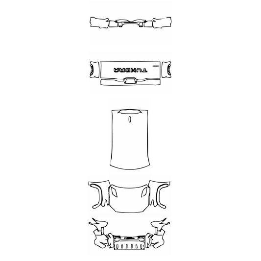 Pre-Cut PPF Toyota Tundra CrewMax Platinum 2023 - PPF-Kits