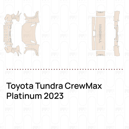 Pre-Cut PPF Toyota Tundra CrewMax Platinum 2023