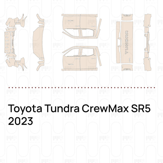 Pre-Cut PPF Toyota Tundra CrewMax SR5 2023