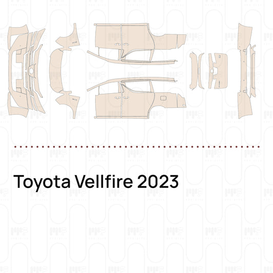 Pre-Cut PPF Toyota Vellfire 2023