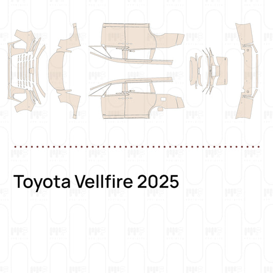 Pre-Cut PPF Toyota Vellfire 2025