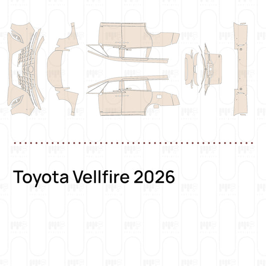Pre-Cut PPF Toyota Vellfire 2026