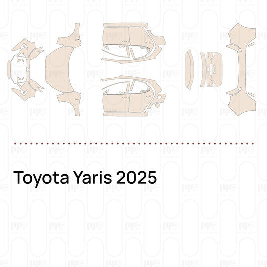 Pre-Cut PPF Toyota Yaris 2025