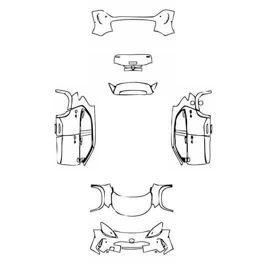 Pre-Cut PPF Toyota Yaris Cross GR SPORT 2023 - PPF-Kits