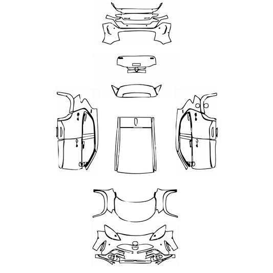 Pre-Cut PPF Toyota Yaris Cross Premiere 2021 - PPF-Kits
