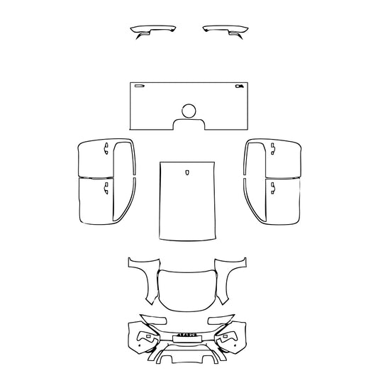 Pre-Cut PPF Volkswagen Amarok PanAmericana 2025 - PPF-Kits