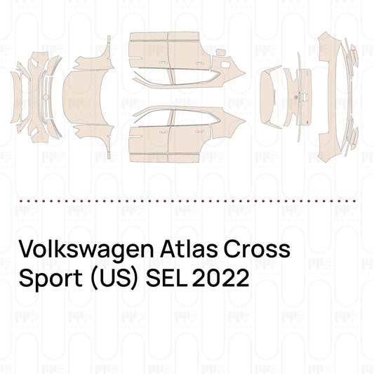Pre-Cut PPF Volkswagen Atlas Cross Sport (US) SEL 2022
