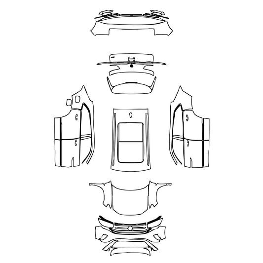 Pre-Cut PPF Volkswagen Atlas Cross Sport (US) SE 2021 - PPF-Kits