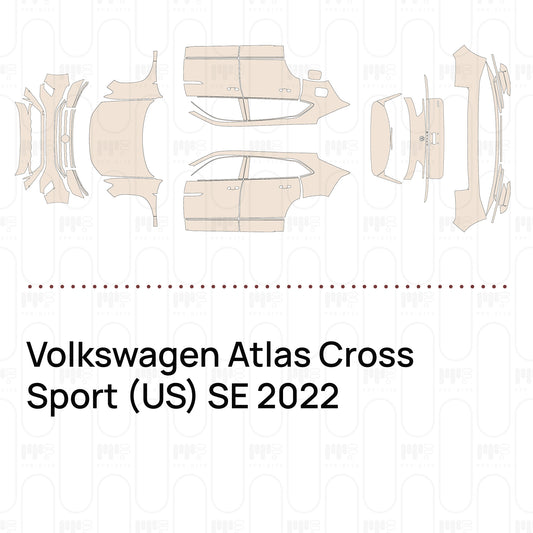 Pre-Cut PPF Volkswagen Atlas Cross Sport (US) SE 2022