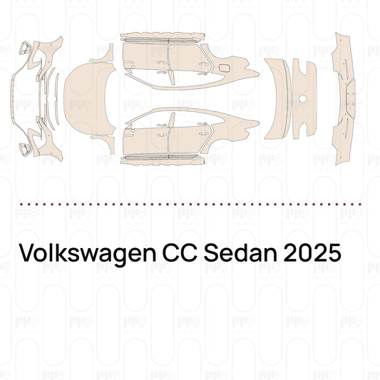 PPF precortado Volkswagen CC Sedan 2025