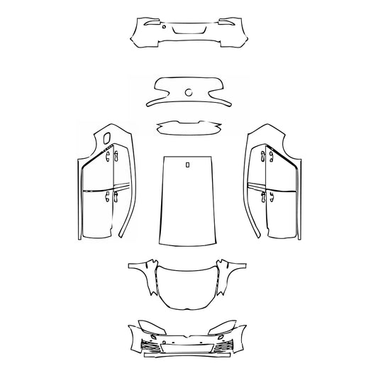 Pre-Cut PPF Volkswagen Golf Golf GTI 2017 - PPF-Kits