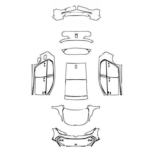 Pre-Cut PPF Volkswagen Golf Golf GTI 2024 - PPF-Kits