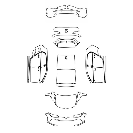 Pre-Cut PPF Volkswagen Golf Golf GTI Clubsport 2023 - PPF-Kits