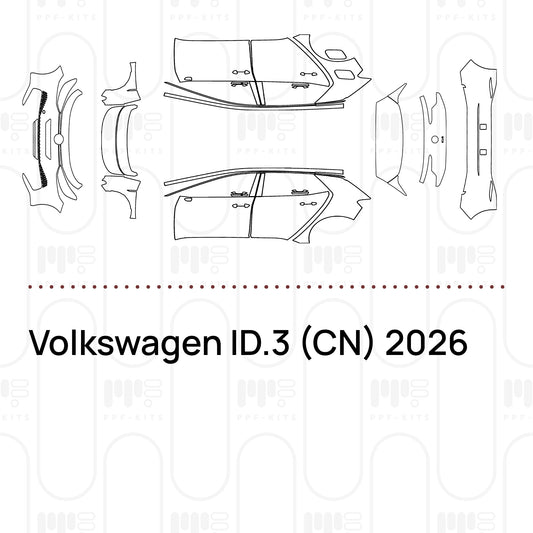 Pre-Cut PPF Volkswagen ID.3 (CN) 2026