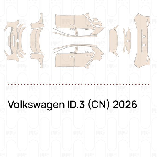 PPF precortado Volkswagen ID.3 (CN) 2026