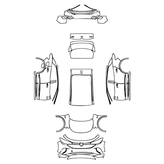 Pre-Cut PPF Volkswagen ID.4 (CN) Crozz 2025 - PPF-Kits
