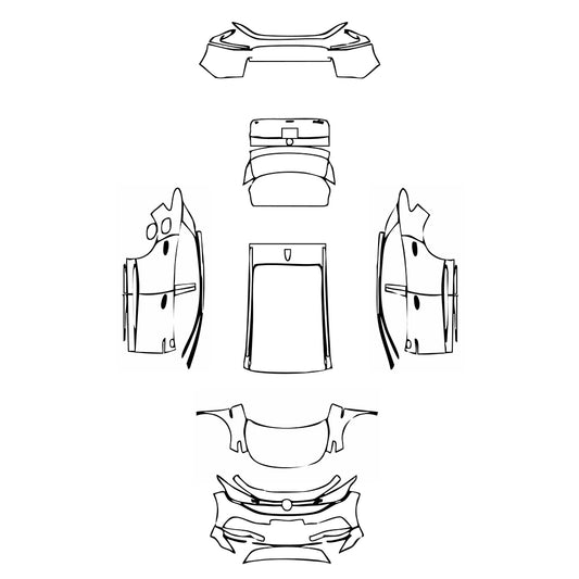 Pre-Cut PPF Volkswagen ID.4 (CN) X 2024 - PPF-Kits