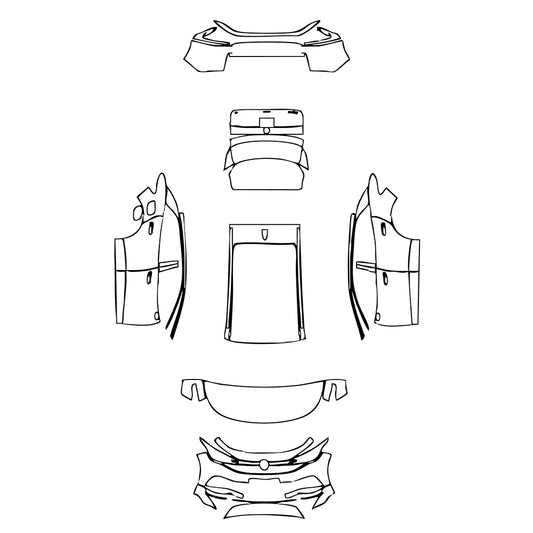 Pre-Cut PPF Volkswagen ID.4 (CN) X 2025 - PPF-Kits