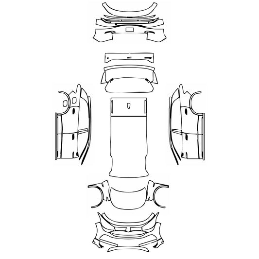 Pre-Cut PPF Volkswagen ID.6 X 2021 - PPF-Kits