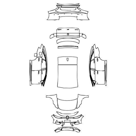 Pre-Cut PPF Volkswagen ID.7 VIZZION (CN) 2025 - PPF-Kits