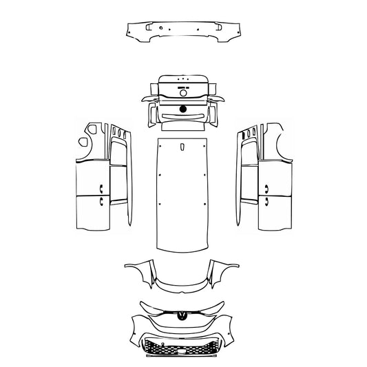 Pre-Cut PPF Volkswagen ID.BUZZ Cargo 2024 - PPF-Kits