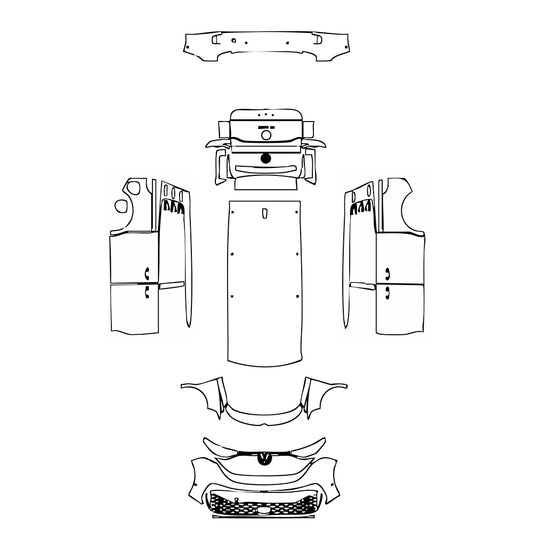 Pre-Cut PPF Volkswagen ID.BUZZ Standard 2024 - PPF-Kits