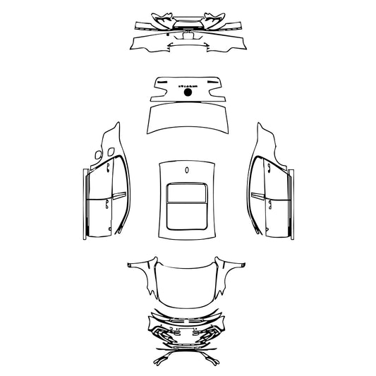 Pre-Cut PPF Volkswagen Magotan 2023 - PPF-Kits