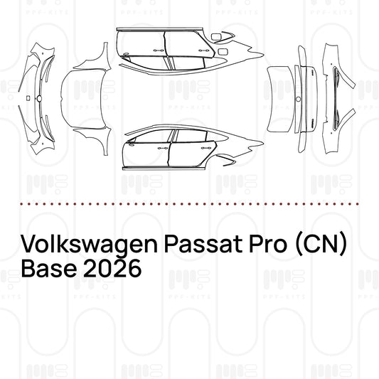 Pre-Cut PPF Volkswagen Passat Pro (CN) Base 2026