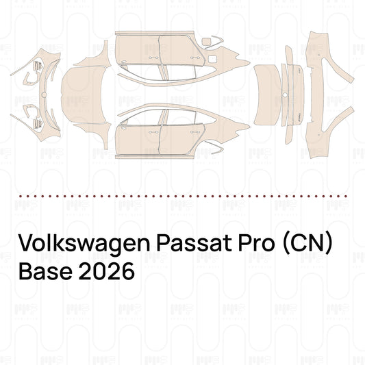 PPF precortado Volkswagen Passat Pro (CN) Base 2026