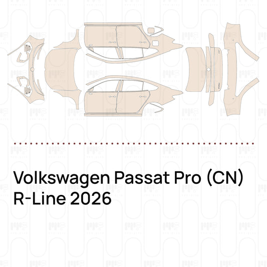 PPF precortado Volkswagen Passat Pro (CN) R-Line 2026