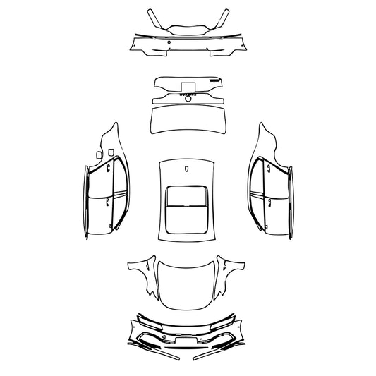 Pre-Cut PPF Volkswagen Phideon 2022 - PPF-Kits