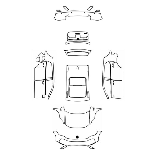 Pre-Cut PPF Volkswagen Tacqua Base 2024 - PPF-Kits