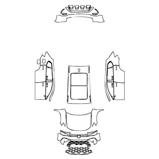 Pre-Cut PPF Volkswagen Taos (US) SE 2025 - PPF-Kits