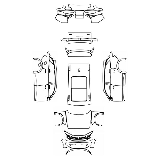 Pre-Cut PPF Volkswagen Tavendor R-Line 2024 - PPF-Kits
