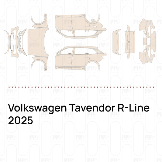 Pre-Cut PPF Volkswagen Tavendor R-Line 2025