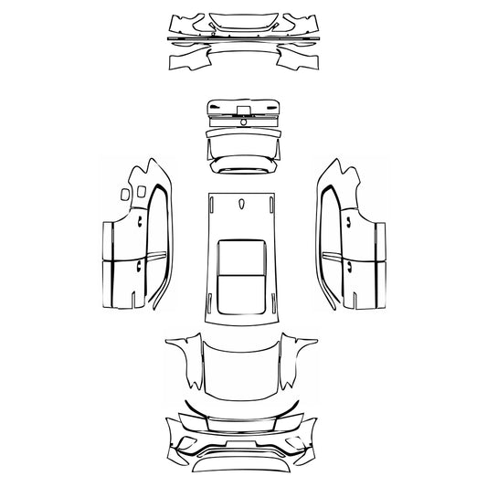 Pre-Cut PPF Volkswagen Teramont 2024 - PPF-Kits